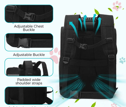 Sac de Transport Chat Grande Taille Pliable