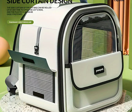 Sac de Transport Chat Panoramique Respirant Medium