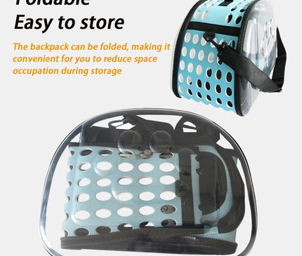 Sac de Transport Chat Transparent Pliable