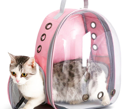 Sac de Transport Chat Dorsal Transparent Capsule