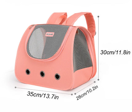 Sac de Transport Chat Dorsal Pliable Respirant