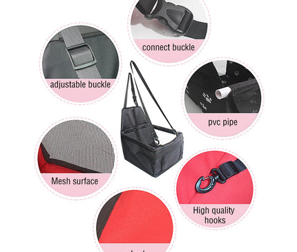 Sac de Transport Chat Voyage Voiture Pliant