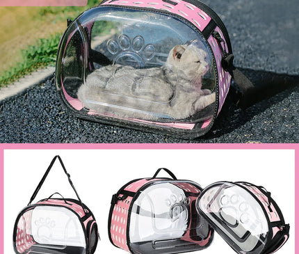 Sac de Transport Chat Épaule Demi-Dôme Pliable