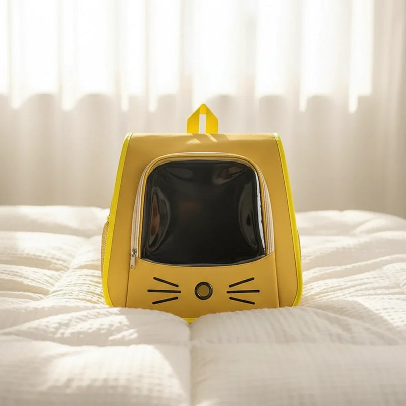 Photo produit de Sac de Transport Chat à Bretelles Transparent - Vue 1