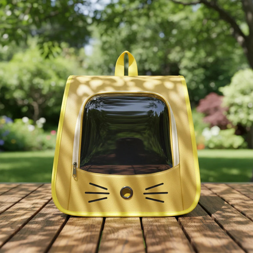 Photo produit de Sac de Transport Chat à Bretelles Transparent - Vue 2