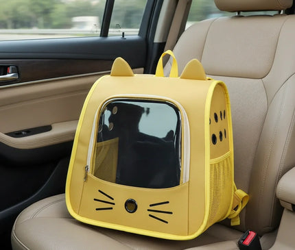 Photo produit de Sac de Transport Chat à Bretelles Transparent - Vue 3