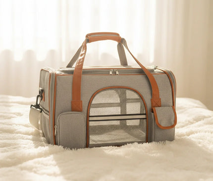 Photo produit de Sac de Transport Chat Anti-Affaissement Poches - Vue 1