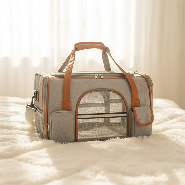 Photo produit de Sac de Transport Chat Anti-Affaissement Poches - Vue 1