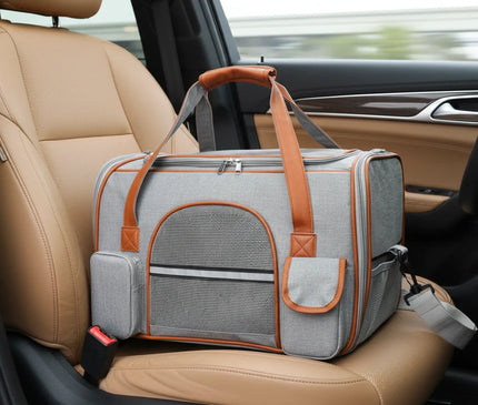 Photo produit de Sac de Transport Chat Anti-Affaissement Poches - Vue 3