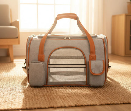 Photo produit de Sac de Transport Chat Anti-Affaissement Poches - Vue 4