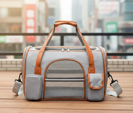 Photo produit de Sac de Transport Chat Anti-Affaissement Poches - Vue 5