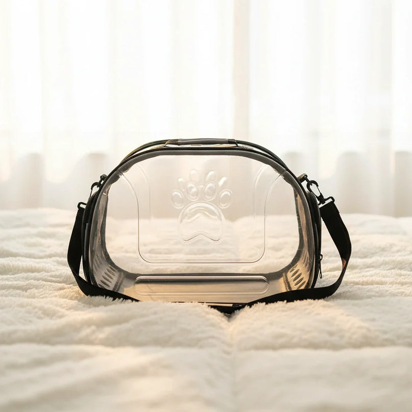 Photo produit de Sac de Transport Chat Bandoulière Rigide Pliable - Vue 1