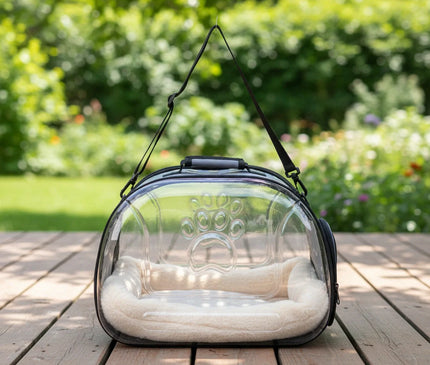 Photo produit de Sac de Transport Chat Bandoulière Rigide Pliable - Vue 2