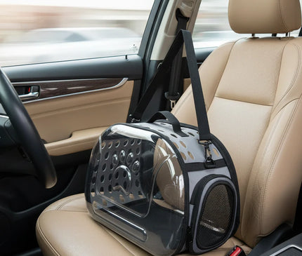 Photo produit de Sac de Transport Chat Bandoulière Rigide Pliable - Vue 3