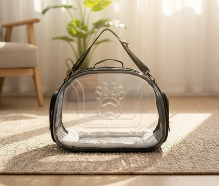 Photo produit de Sac de Transport Chat Bandoulière Rigide Pliable - Vue 4