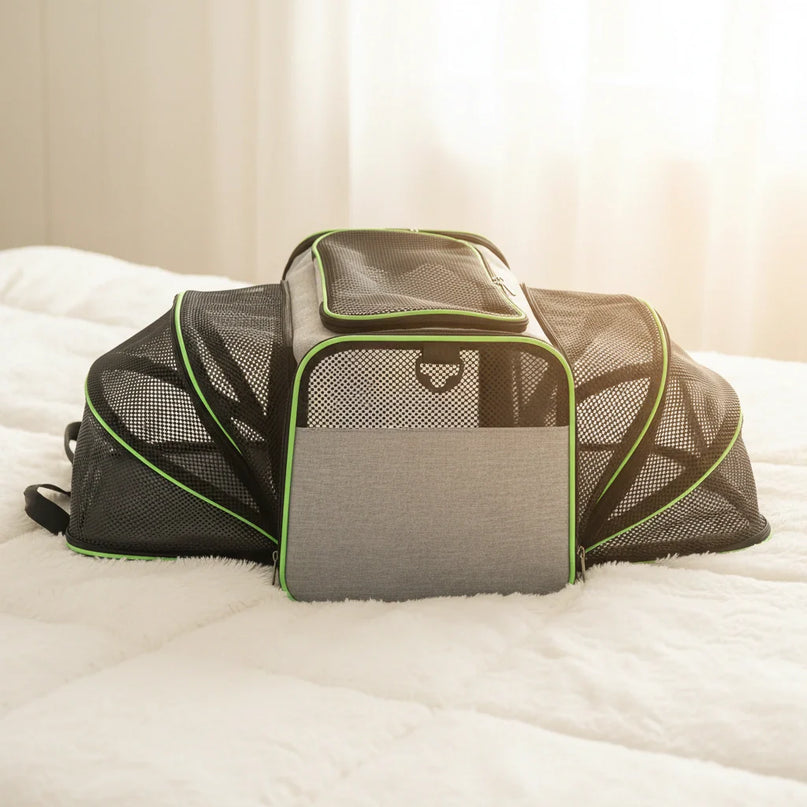 Photo produit de Sac de Transport Chat Déployable Respirant Pliable - Vue 1