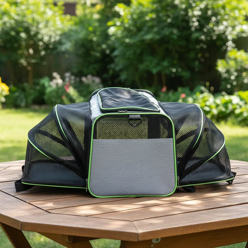 Photo produit de Sac de Transport Chat Déployable Respirant Pliable - Vue 2