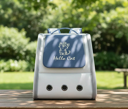 Photo produit de Sac de Transport Chat Dorsal Aéré Design - Vue 2