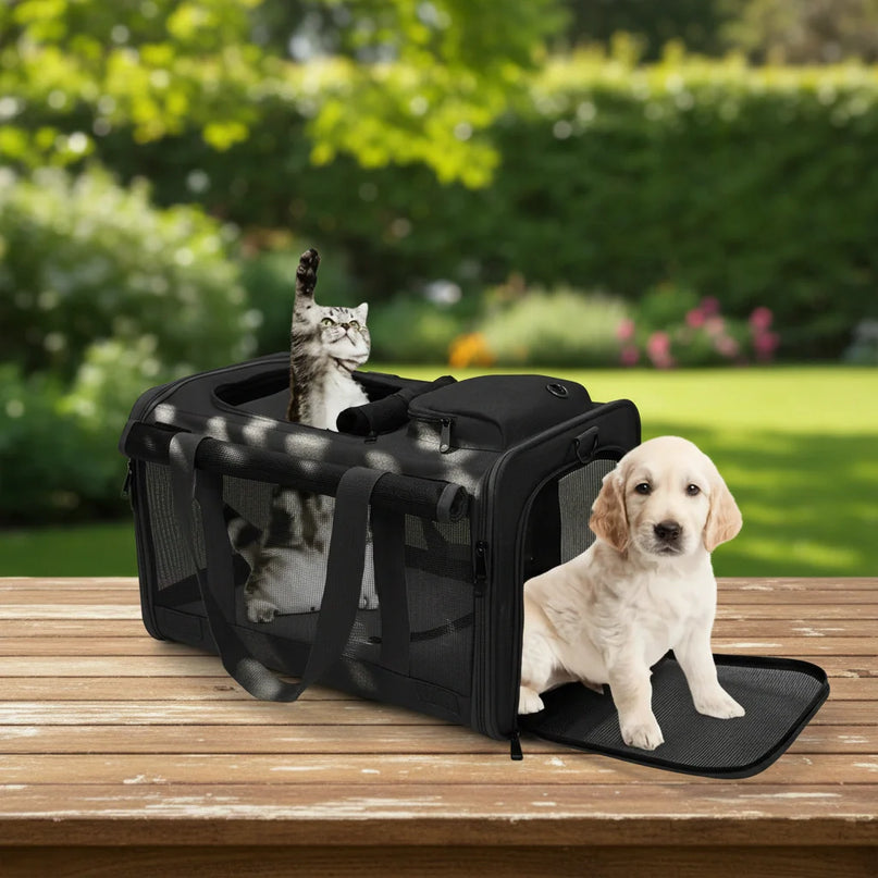 Photo produit de Sac de Transport Chat Dorsal Extensible Respirant - Vue 2