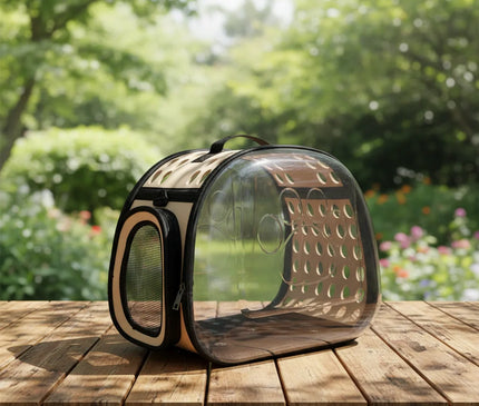 Photo produit de Sac de Transport Chat Épaule Demi-Dôme Pliable - Vue 2