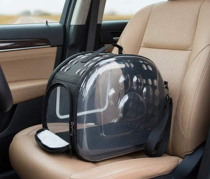 Photo produit de Sac de Transport Chat Épaule Pliable Transparent - Vue 3