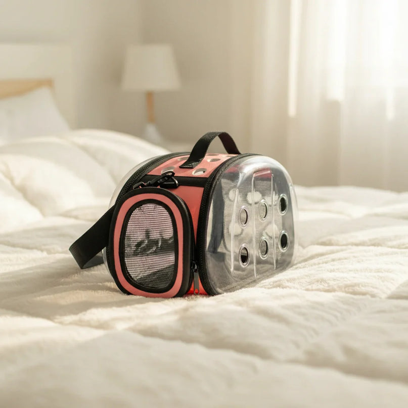 Photo produit de Sac de Transport Chat Épaule Transparent - Vue 1