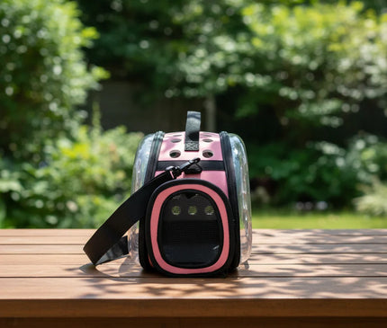 Photo produit de Sac de Transport Chat Épaule Transparent - Vue 2