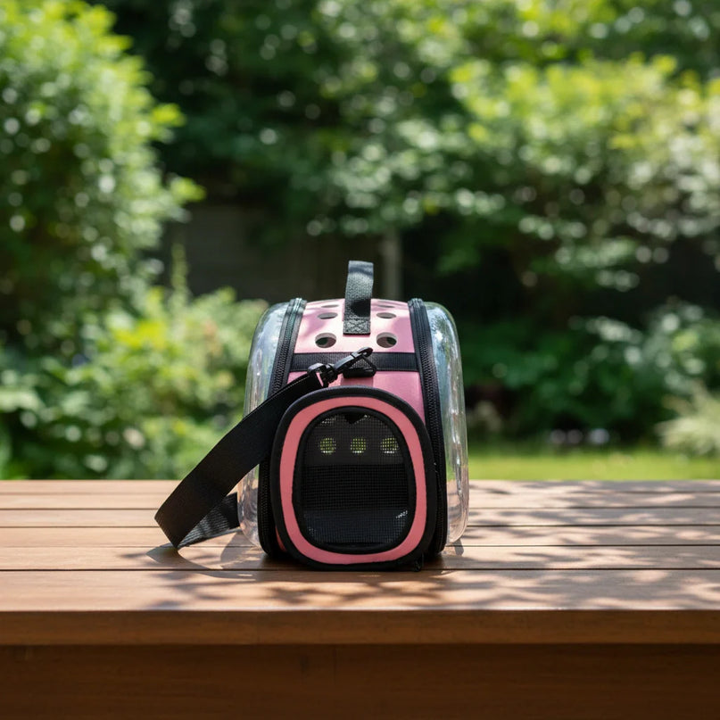 Photo produit de Sac de Transport Chat Épaule Transparent - Vue 2