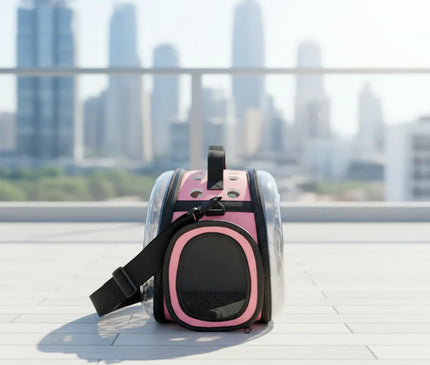 Photo produit de Sac de Transport Chat Épaule Transparent - Vue 5