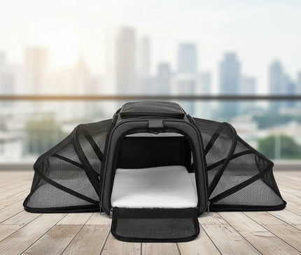 Photo produit de Sac de Transport Chat Extensible Pliable Souple - Vue 5