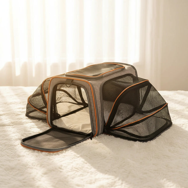 Photo produit de Sac de Transport Chat Extensible Ventilé - Vue 1