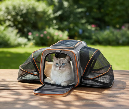 Photo produit de Sac de Transport Chat Extensible Ventilé - Vue 2