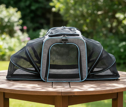 Photo produit de Sac de Transport Chat Maille Extensible - Vue 2