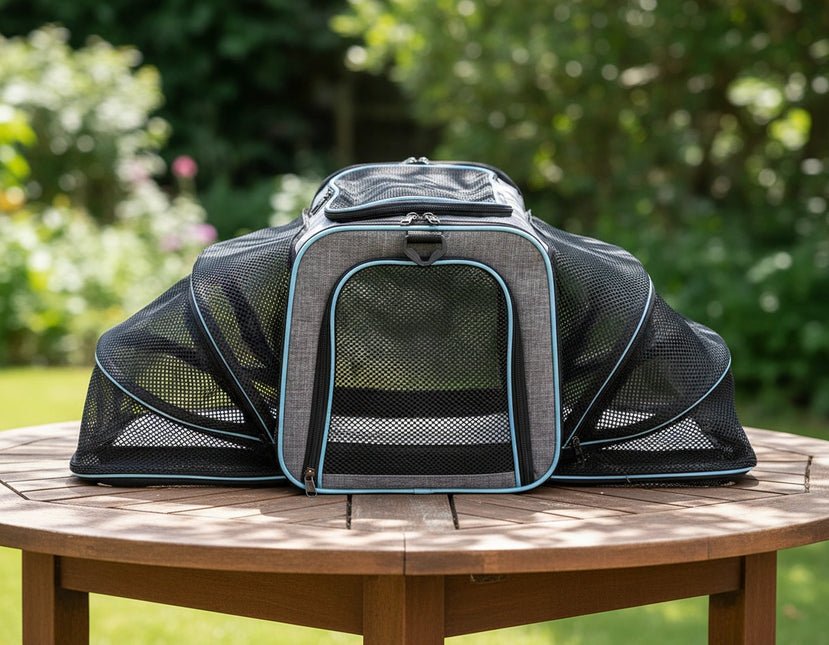 Photo produit de Sac de Transport Chat Maille Extensible - Vue 2