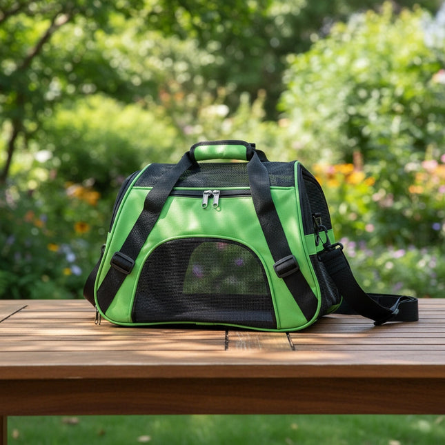 Photo produit de Sac de Transport Chat Maille Latérale - Vue 2