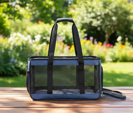 Photo produit de Sac de Transport Chat Maille Respirante - Vue 2