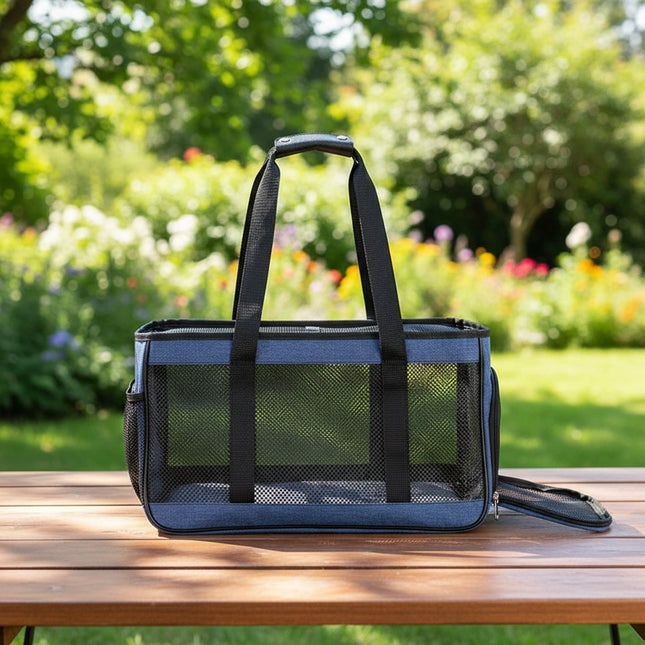 Photo produit de Sac de Transport Chat Maille Respirante - Vue 2