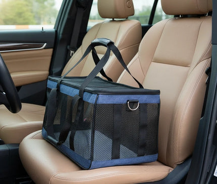 Photo produit de Sac de Transport Chat Maille Respirante - Vue 3