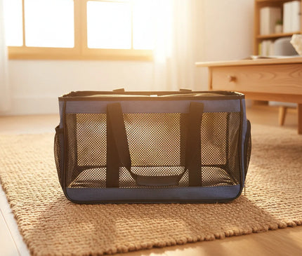 Photo produit de Sac de Transport Chat Maille Respirante - Vue 4