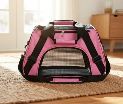 Photo produit de Sac de Transport Chat Nylon Maille Portable - Vue 4