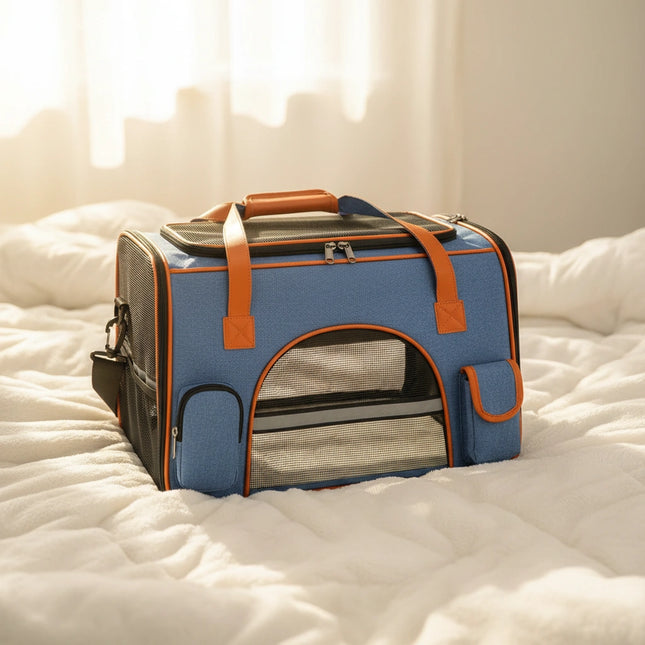 Photo produit de Sac de Transport Chat Oxford Multi-Poches - Vue 1