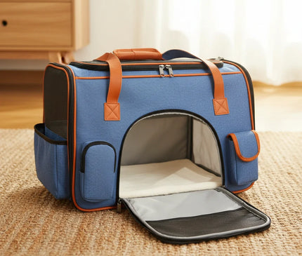 Photo produit de Sac de Transport Chat Oxford Multi-Poches - Vue 4