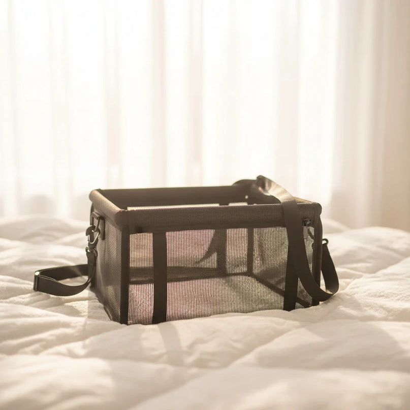 Photo produit de Sac de Transport Chat Panier Pliable Voiture - Vue 1
