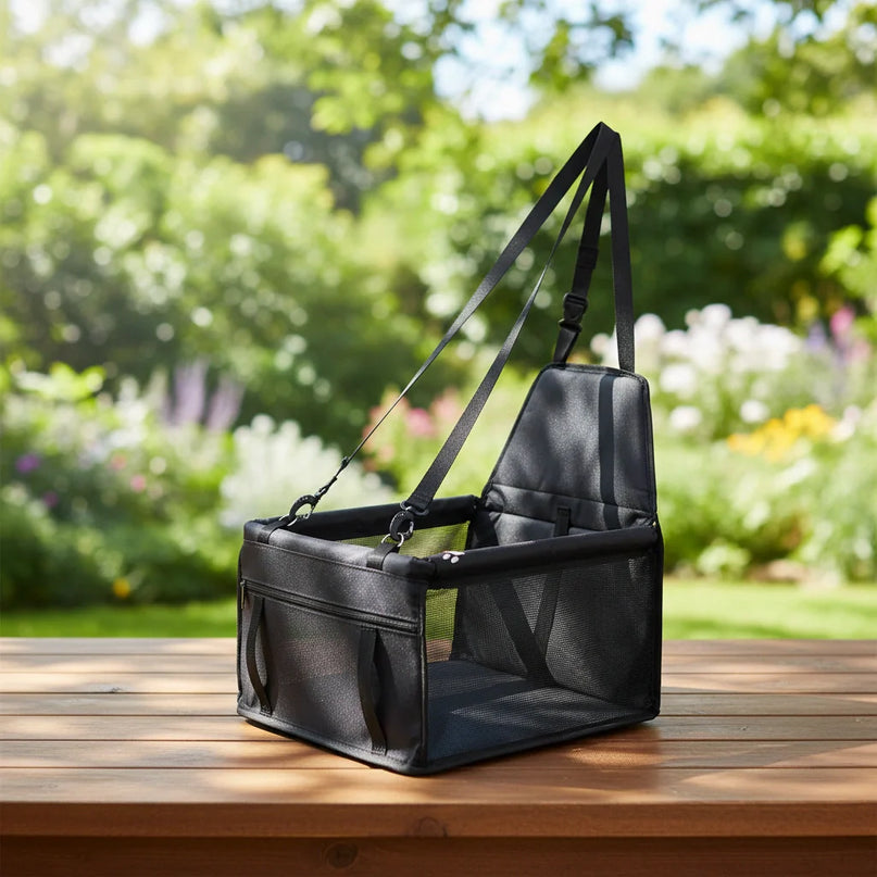 Photo produit de Sac de Transport Chat Panier Pliable Voiture - Vue 2