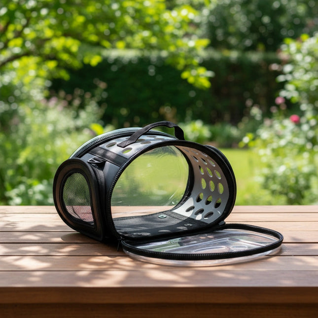 Photo produit de Sac de Transport Chat Pliable Bandoulière Junior - Vue 2