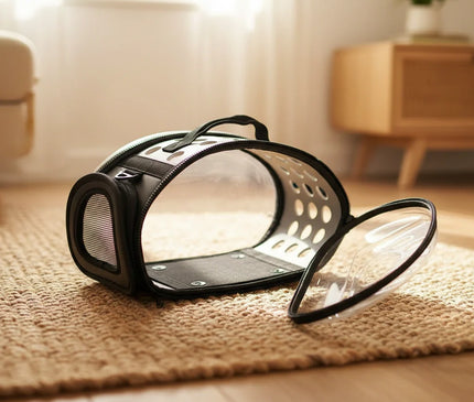 Photo produit de Sac de Transport Chat Pliable Bandoulière Junior - Vue 4