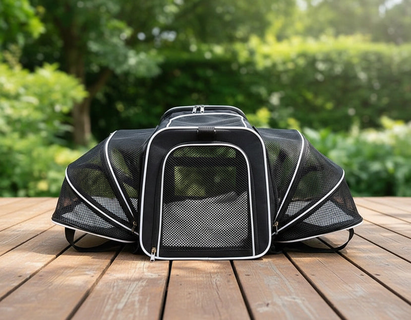 Photo produit de Sac de Transport Chat Pliable Extensible Aéré - Vue 2