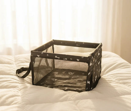 Photo produit de Sac de Transport Chat Rehausseur Voiture Pliable - Vue 1
