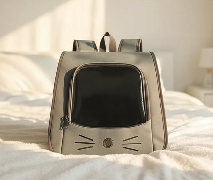 Photo produit de Sac de Transport Chat Transparence Design Chat - Vue 1
