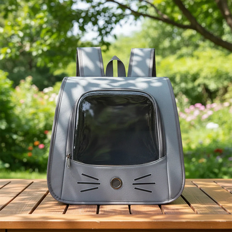 Photo produit de Sac de Transport Chat Transparence Design Chat - Vue 2